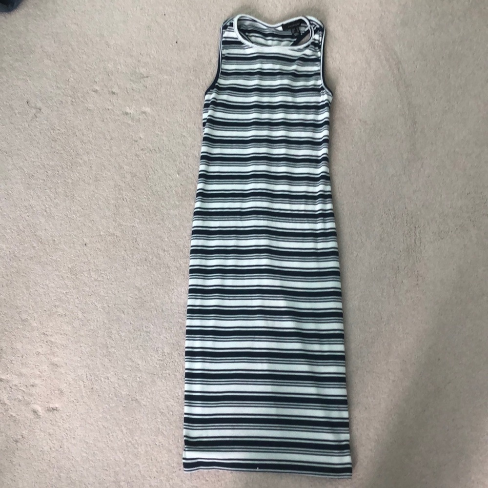 Striped bodycon dress